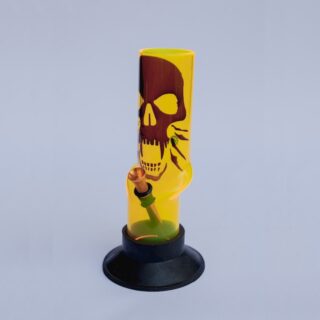 8inch Acrylic Bong (Skull Print)