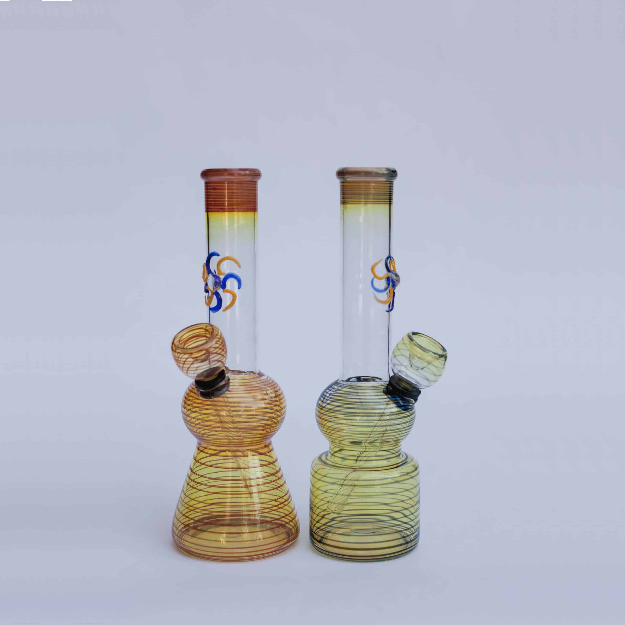 20cm Glass bong- (Colour Changing Pipe)
