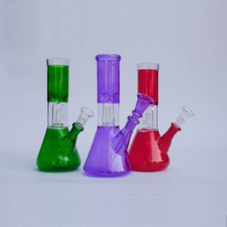 20cm Glass Bong – Assorted colours 1