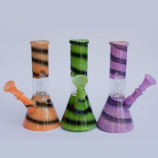 20cm Glass bong (Marble Design) - Assorted Colours