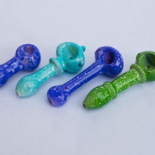 Glass Pipe Spoon – Marble Design