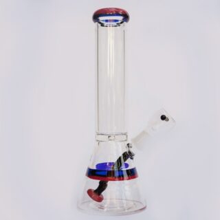 30cm Glass Bong – Retro stripes