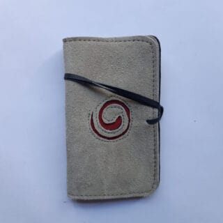 Grey Leather Pouch