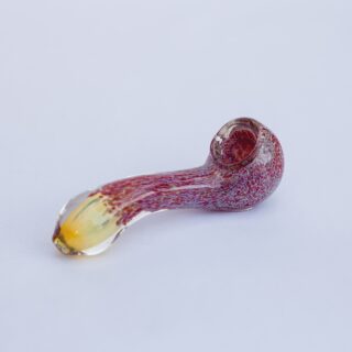 Extra Thick Glass Pipe – Yellow and Pink