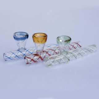 Glass Pipes - (Twirl Design)