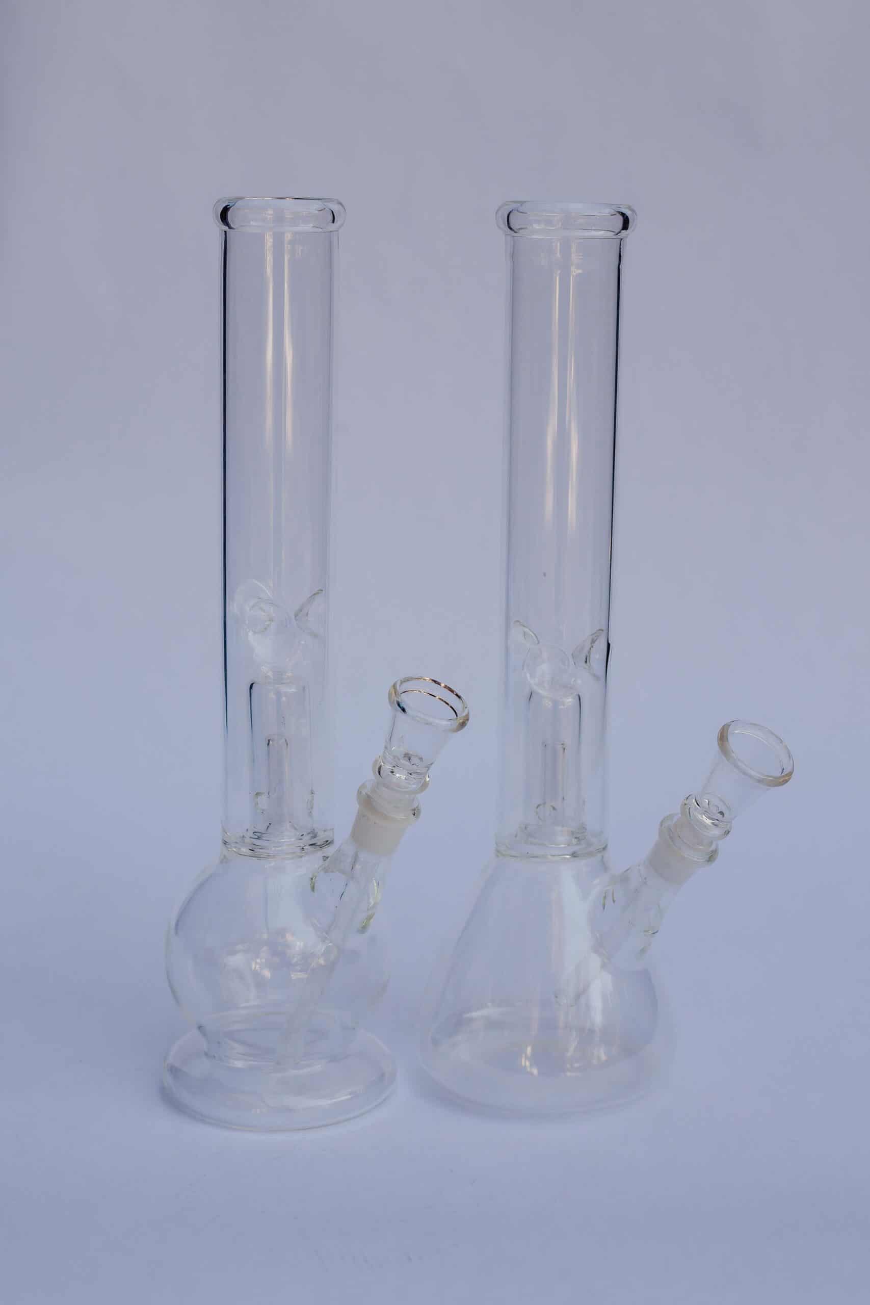 30 cm Glass Bong – Clear Glass Ice Catcher 30 cm Glass Bong – Clear Glass Ice Catcher