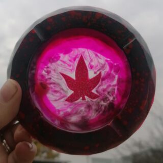 Ash-Trayz Homemade Round Epoxy Ashtray